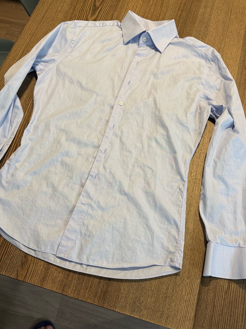 Men's Light Blue Dress Shirt - Modern Tailored Fit